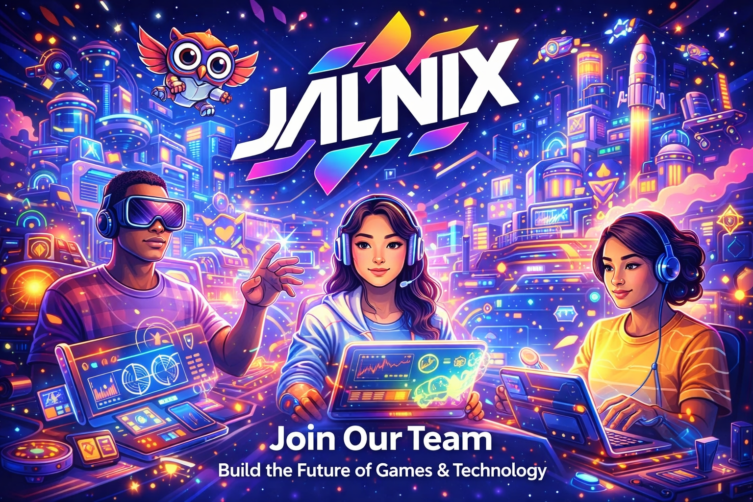 Jalnix Studio team working